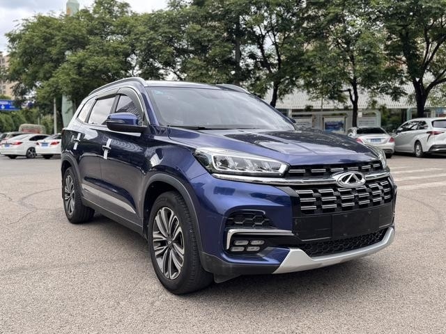 Китайский подержанный внедорожник с небольшим пробегом Chery Tiggo 8, автоматическая коробка передач, 2019 год, для семейного и коммерческого использования