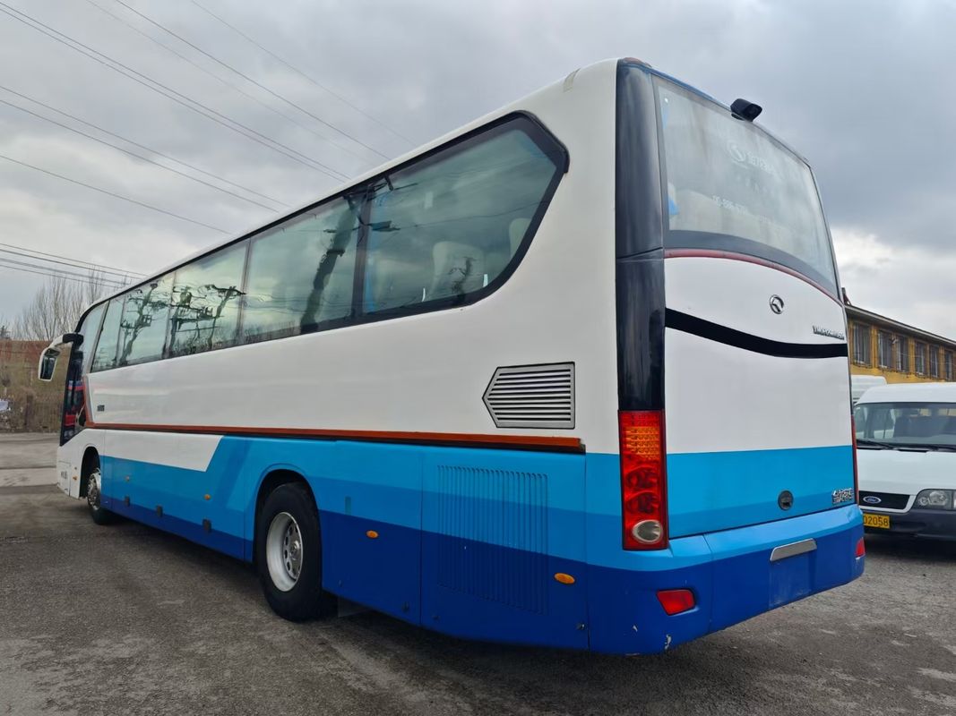 Подержанный автобус 2020 года, 55 мест, 12 метров, плавные формы, подержанный автобус King Long XMQ6129, двойные двери