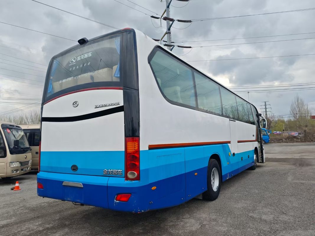 Подержанный автобус 2020 года, 55 мест, 12 метров, плавные формы, подержанный автобус King Long XMQ6129, двойные двери