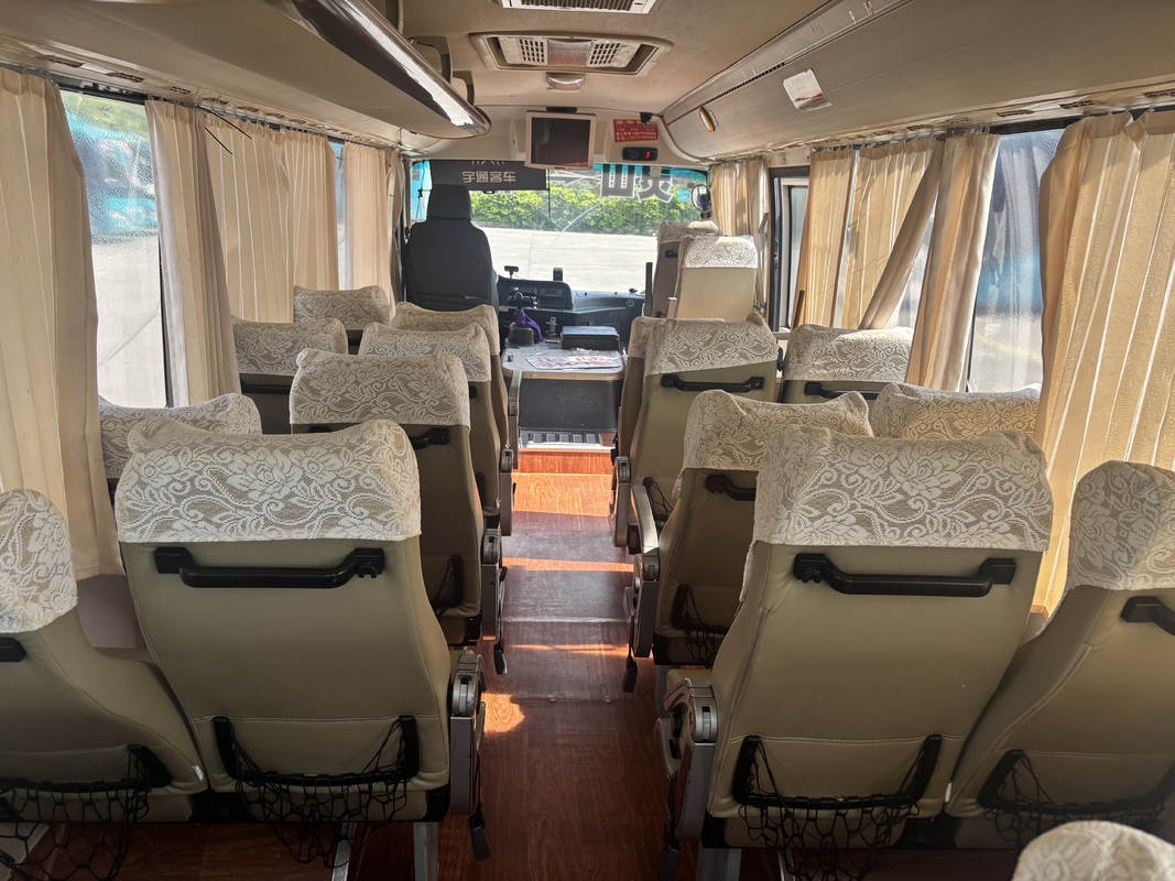 Used Coaster Front Engine Bus 29 Seater Diesel Commercial Business Coach Commuter Shuttle Buses