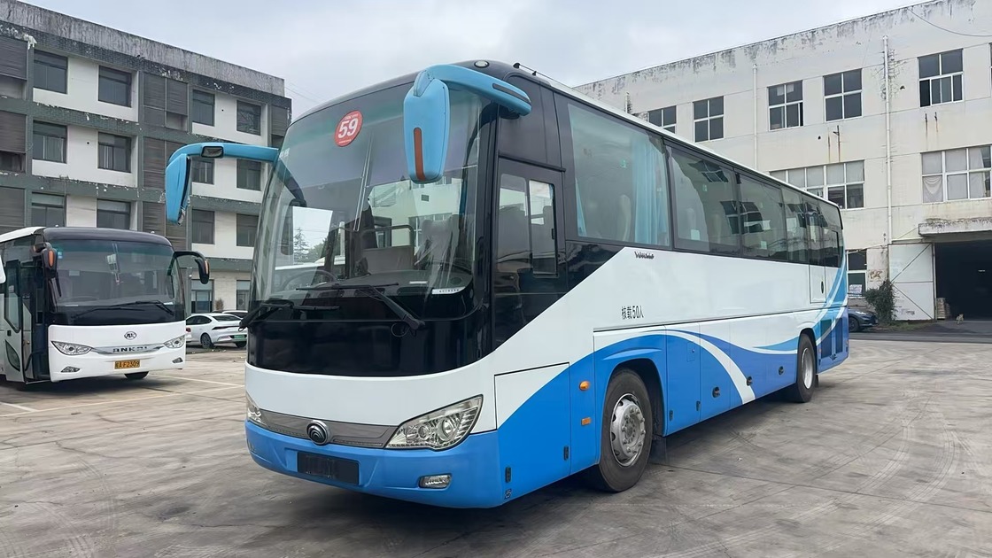 Used Yutong Coach Bus 50 Seater Weichai Tour Diesel Airport Church Cummuter School Interurban Intercity Buses