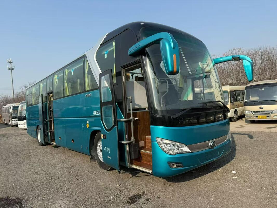 Автобус подержанный Ютонг Zk6122 Вэйчай 375hp Лист весна 50 мест Lux транспорт с кондиционером