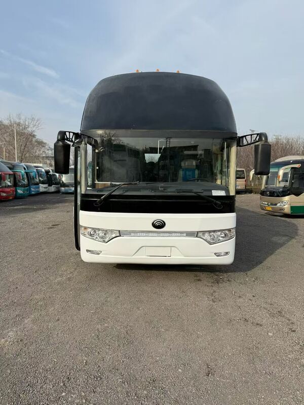 Подержанный туристический автобус Yutong Zk6122 Yuchai 330 л.с. Рессорная подвеска 50 мест Роскошный транспорт с кондиционером