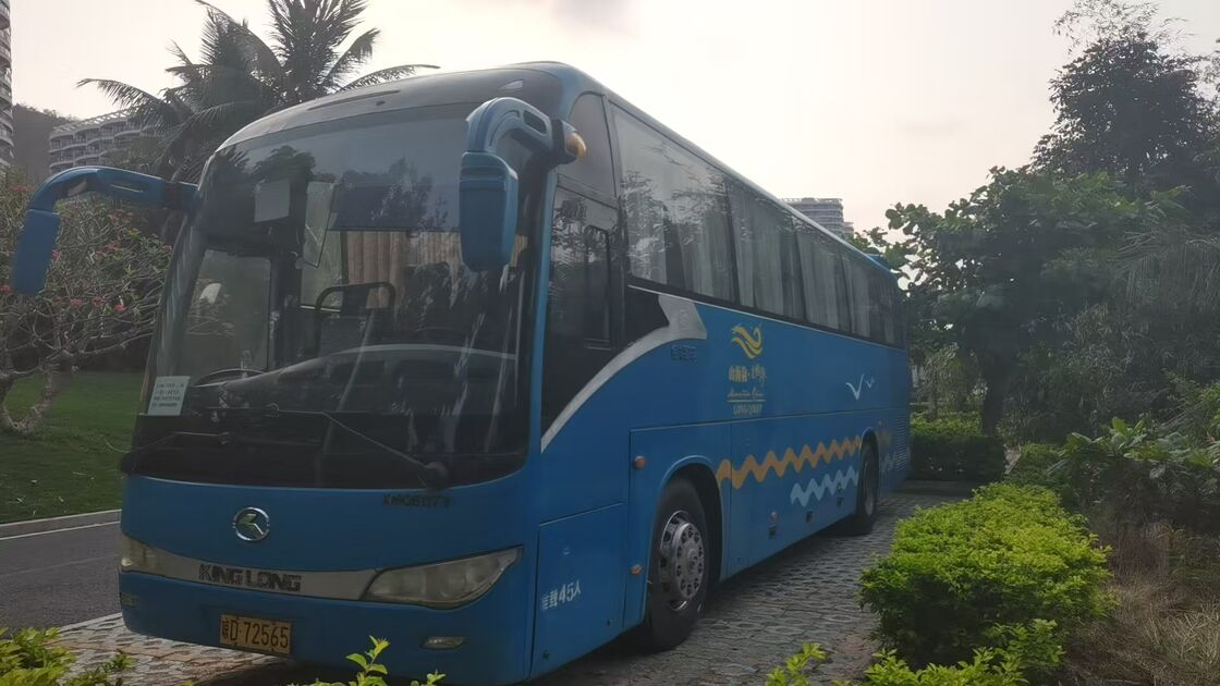 Подержанные туристические автобусы Yutong XMQ6117 Yuchai Евро 5 Рессорная подвеска 45 мест Люкс-транспорт с кондиционером для челночных или междугородних перевозок