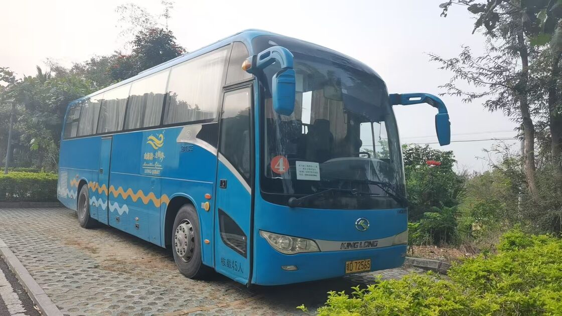 Подержанные туристические автобусы Yutong XMQ6117 Yuchai Евро 5 Рессорная подвеска 45 мест Люкс-транспорт с кондиционером для челночных или междугородних перевозок