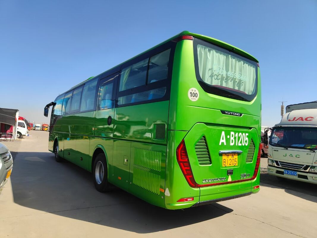 Подержанный туристический автобус Yutong ZK6117 с дизельным двигателем Weichai, двойными дверями, 50 местами, роскошный туристический автобус с левым рулем на продажу