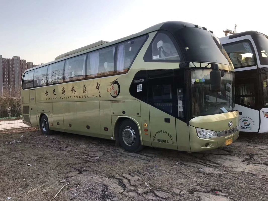 Роскошное Yutong 2 двери использовало мест туристического автобуса дизельные 25-71 2015 год