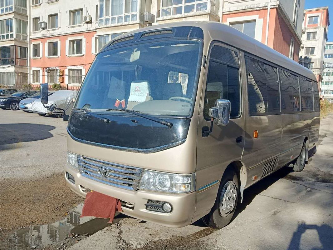 Бренд Тойота автобуса автобуса каботажного судна 2013 мест Тойота 30 года используемый бензином мини