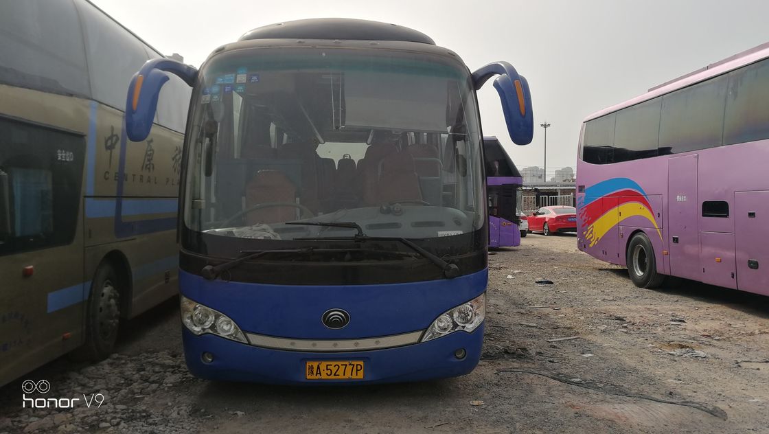 Автобус тренера мест бренда ZK6938 39 Yutong используемый двигателем дизеля со стандартом эмиссии евро III с AC