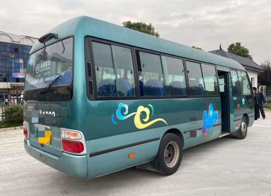 Цвет 100km/H золотого автобуса двигателя Hino мест каботажного судна 26 Gragon зеленый