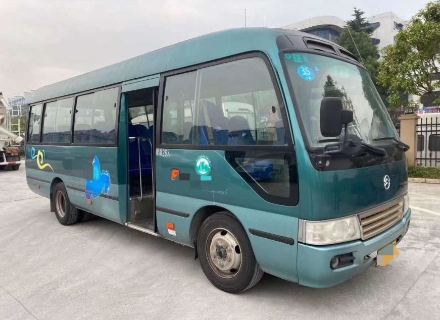 Цвет 100km/H золотого автобуса двигателя Hino мест каботажного судна 26 Gragon зеленый