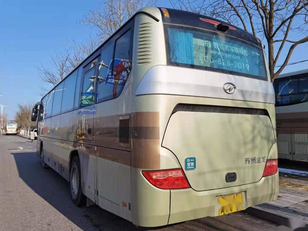 Места автобуса 53 тренера автобуса пассажира модели KLQ6115 бренда двигателя зада LHD более высоким стальным используемые шасси