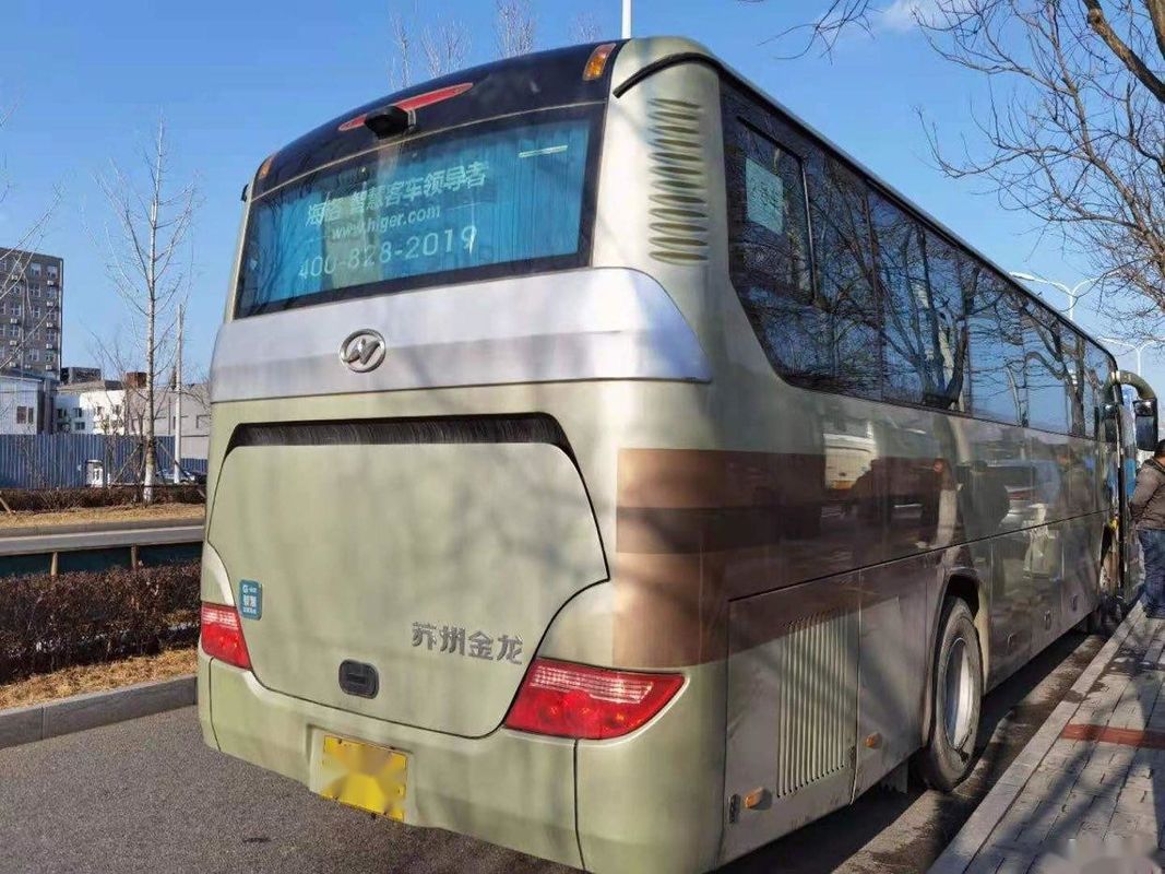 Места автобуса 53 тренера автобуса пассажира модели KLQ6115 бренда двигателя зада LHD более высоким стальным используемые шасси