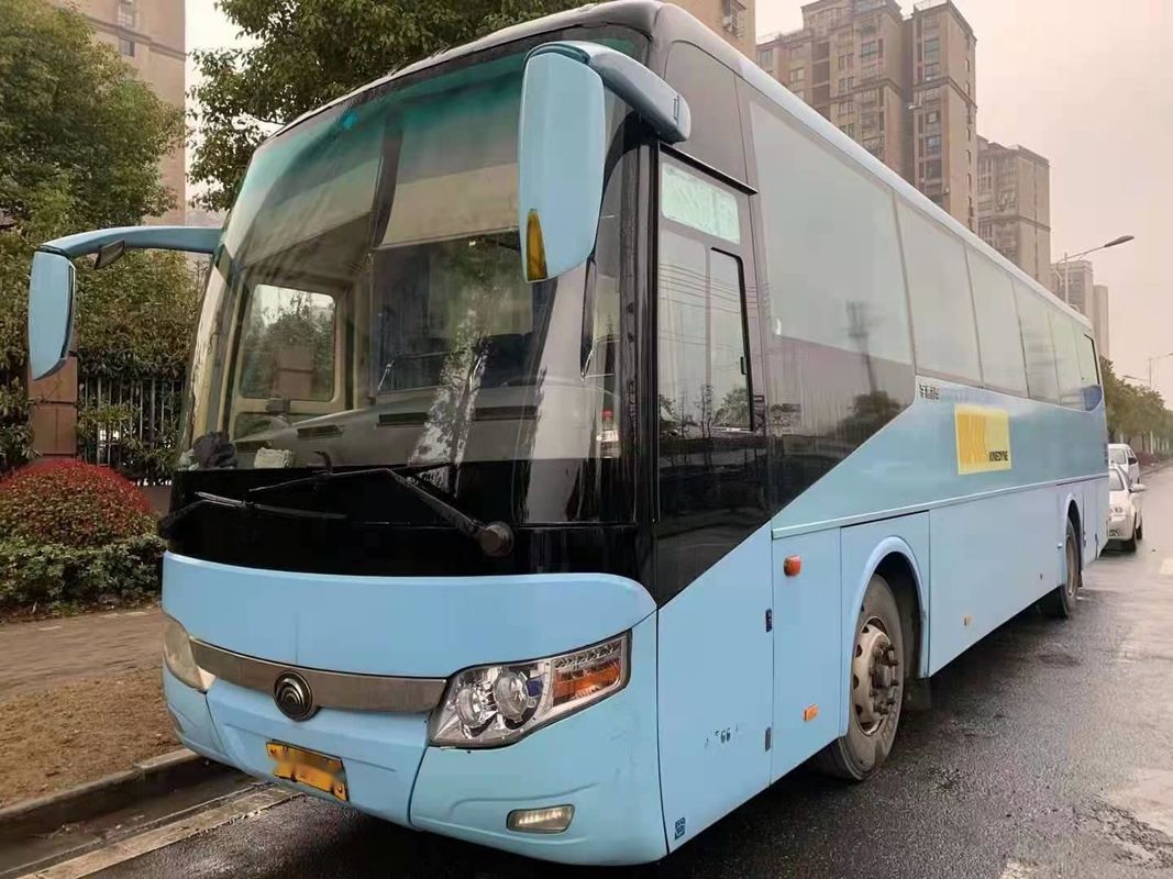 Используемый тренер бренд ZK6117 65 Yutong автобуса усаживает пассажира двигателя 120km/H Yuchai задней одиночной используемого дверью везет левое управление рулем на автобусе