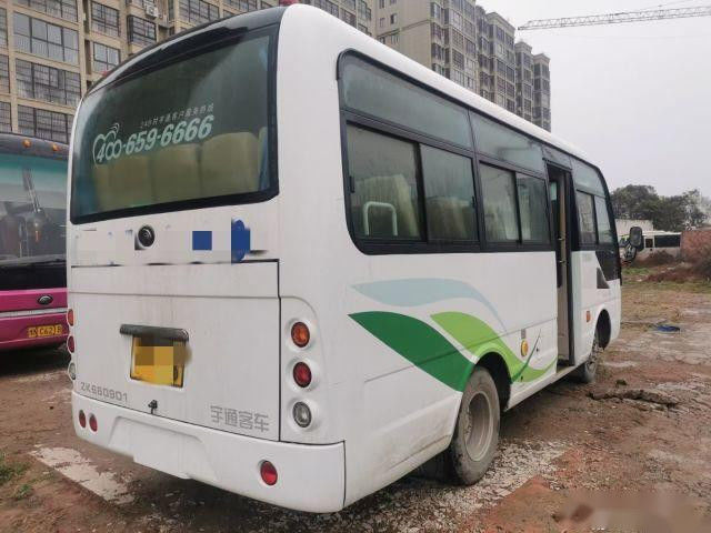 Используемое Yutong везет Zk6609d1 на автобусе 19 усаживает двигатель 85Kw Yuchai использовало километр мини двери автобуса одиночной низкий