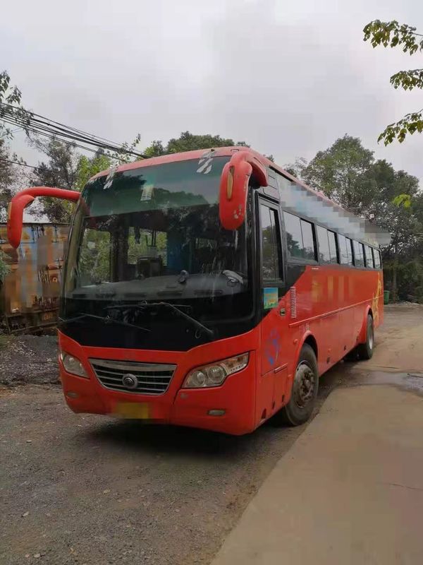 44 используемый местами автобус тренера Yutong ZK6102D используемый автобусом двигатель фронта 2014 год управляя двигателями дизеля LHD