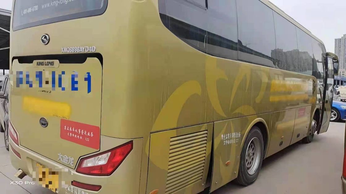 Возобновите 2013 года использовал двигатель дизеля автобуса автобуса 39 короля длинными тренера XMQ6898 используемый местами никакой автобус аварии LHD