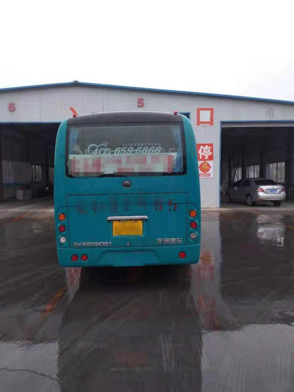 Используемый мини автобус Yutong ZK6609D 19 усаживает дизельный передний двигатель стальное евро v шасси вышло используемый ручным приводом автобус пассажира