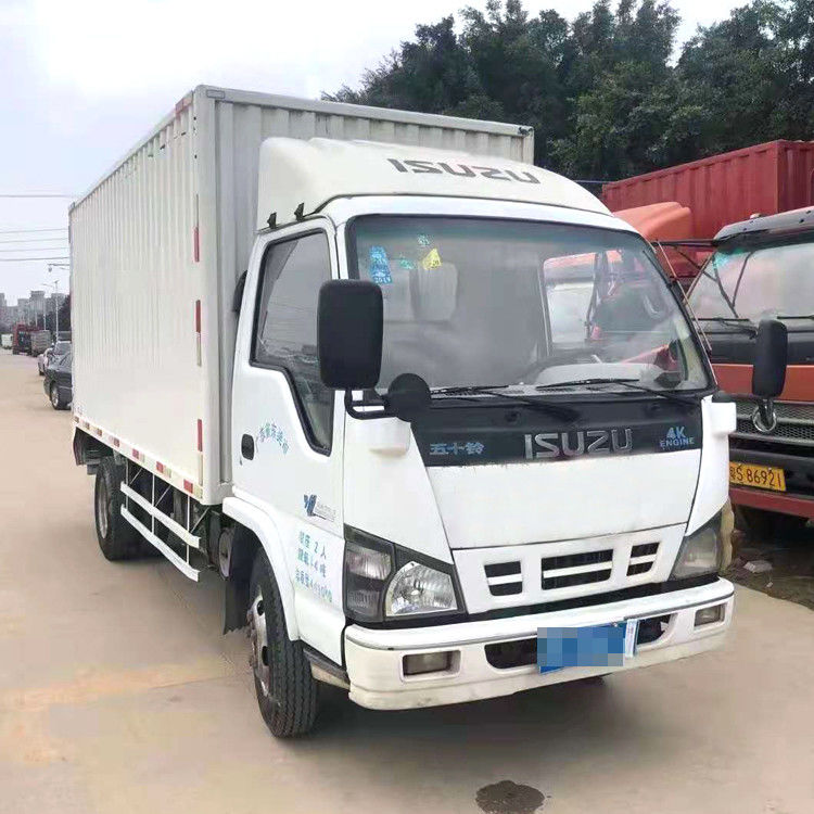 Подержанная обязанность 4x2 Isuzu 4.2m Van Used Свет тележка груза 10 тонн дизельная