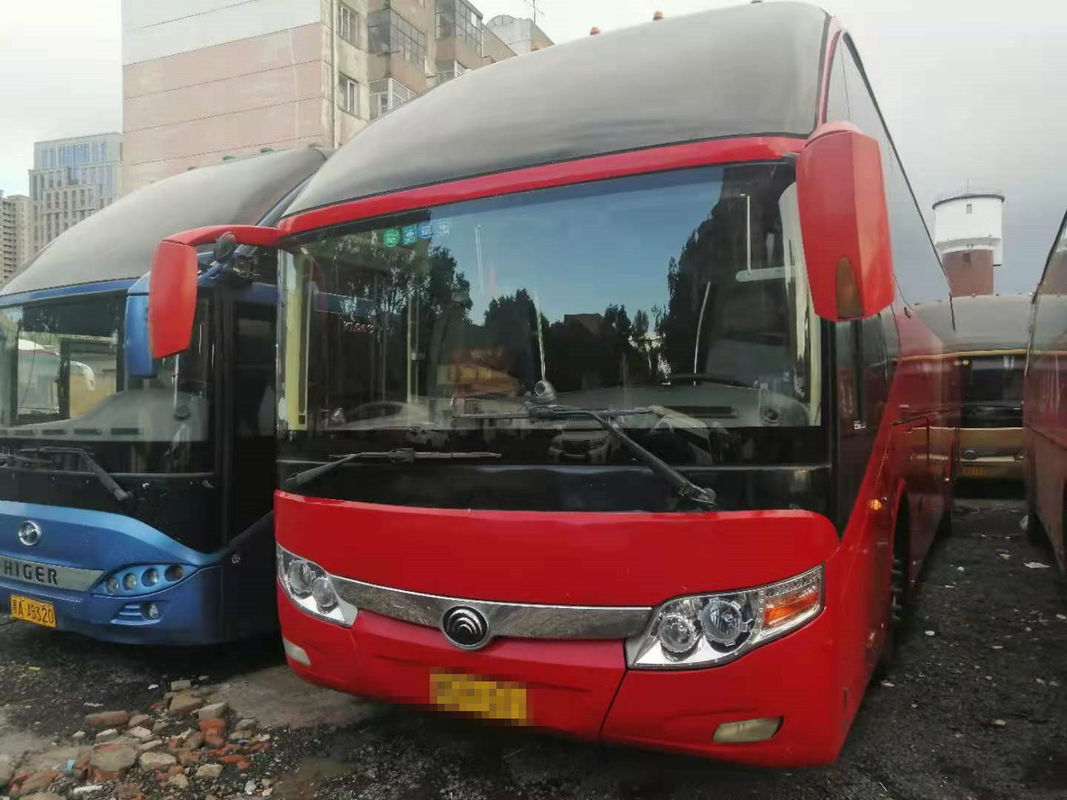 54 используемый местами автобус тренера Yutong ZK6127H используемый автобусом двигатель дизеля 2011 года в хорошем состоянии