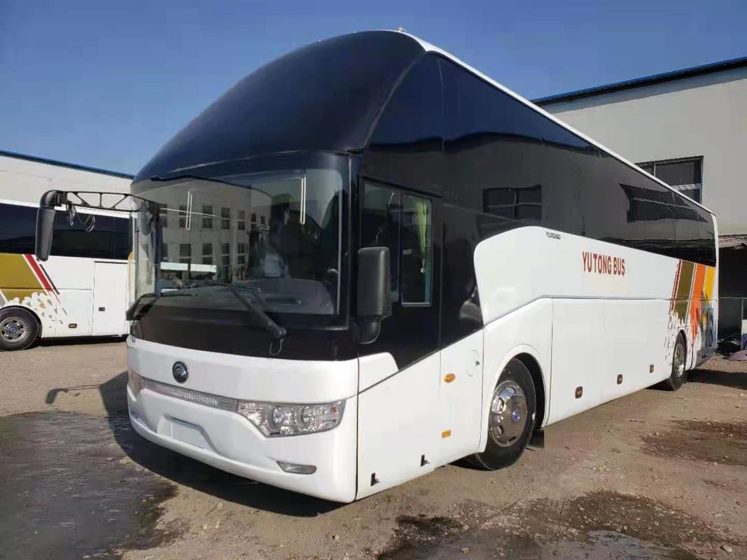 Используемый километр двигателя евро III Yuchai двойных дверей тренера ZK6122 53seats Yutong низкий использовал шасси Airbang туристического автобуса