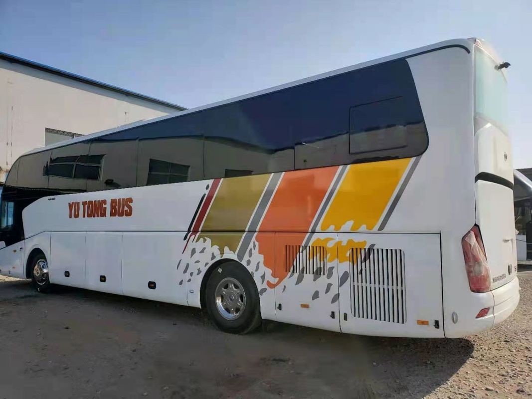 Используемый километр двигателя евро III Yuchai двойных дверей тренера ZK6122 53seats Yutong низкий использовал шасси Airbang туристического автобуса