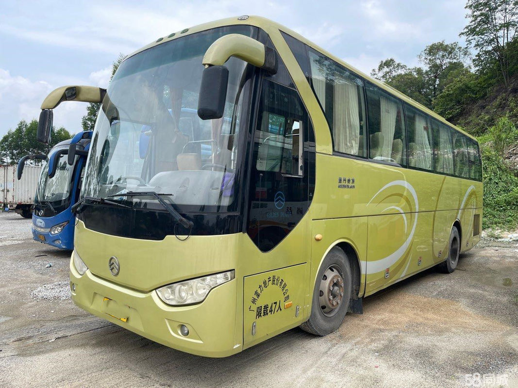 Золотым используемые драконом двери евро III шасси двигателя Hino J08E мест автобуса 47 тренера стальное одиночные
