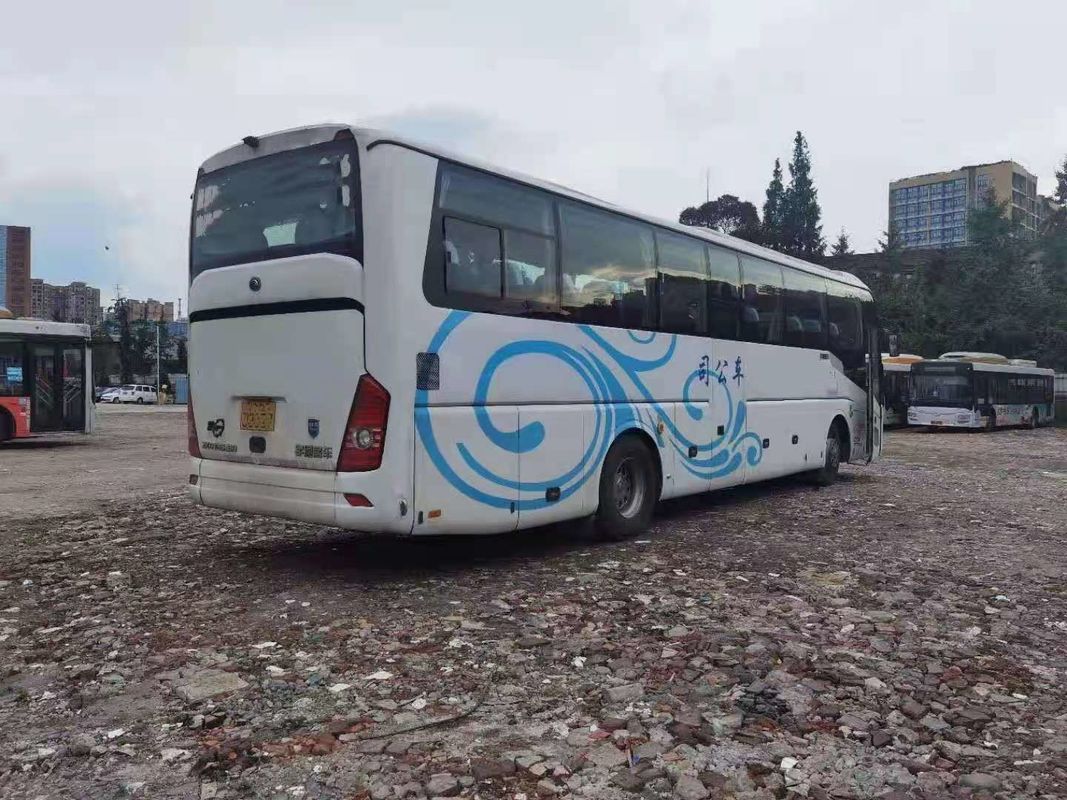 Используемый автобус ZK6122 49 Yutong усаживает стальными двигатель зада ручного привода WP.10 автобуса пассажира шасси используемый двойными дверями левый