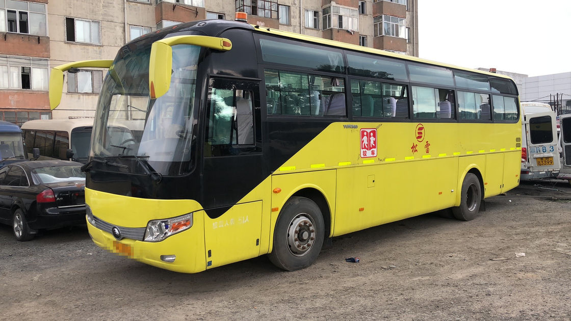 51 используемый местами автобус тренера Yutong ZK6107 используемый автобусом 2012 управление рулем LHD года 100km/H ОТСУТСТВИЕ аварии