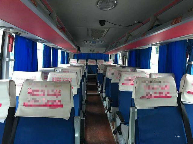 Автобус пассажира двигателя Yuchai шасси воздушной подушки мест туристического автобуса HFF6909 38 Ankai используемый брендом низким используемый километром для Африки