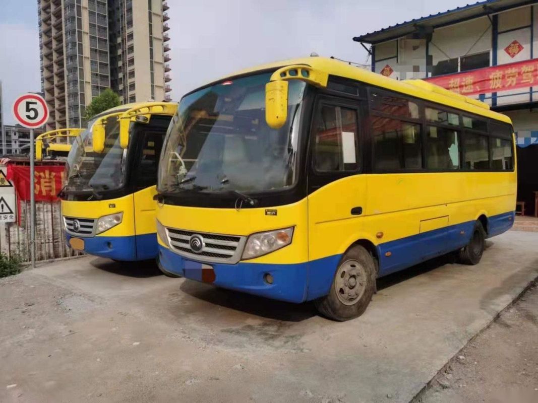 Используемое евро IV 26seats автобуса пассажира двигателя 95kw Yuchai фронта автобуса ZK6720d Yutong мини хорошее