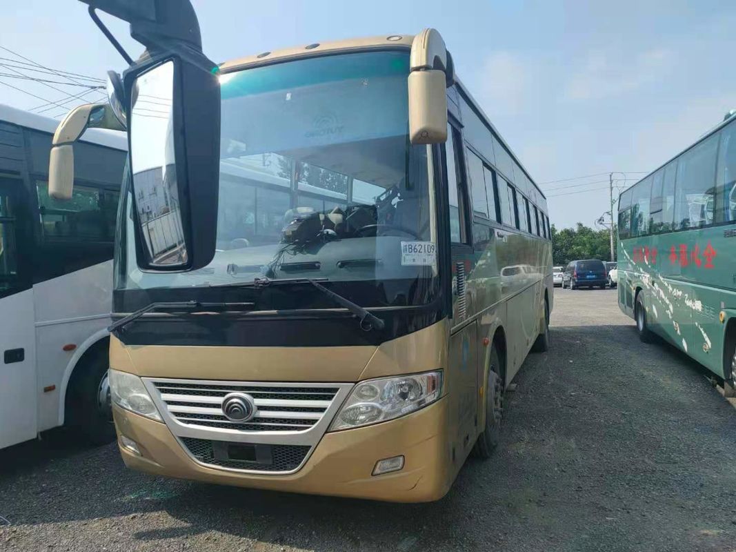 Новые места прибытия 54 2012 года использовали водителя двигателя LHD фронта автобуса ZK6112D Yutong не управляя никакой аварией