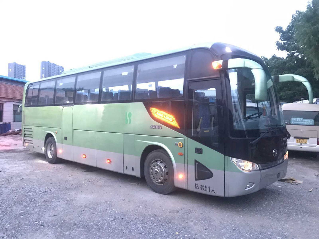 Двигатель зада шасси XMQ6113 Yuchai воздушной подушки мест автобуса 51 тренера автобуса Kinglong используемый двойными дверями