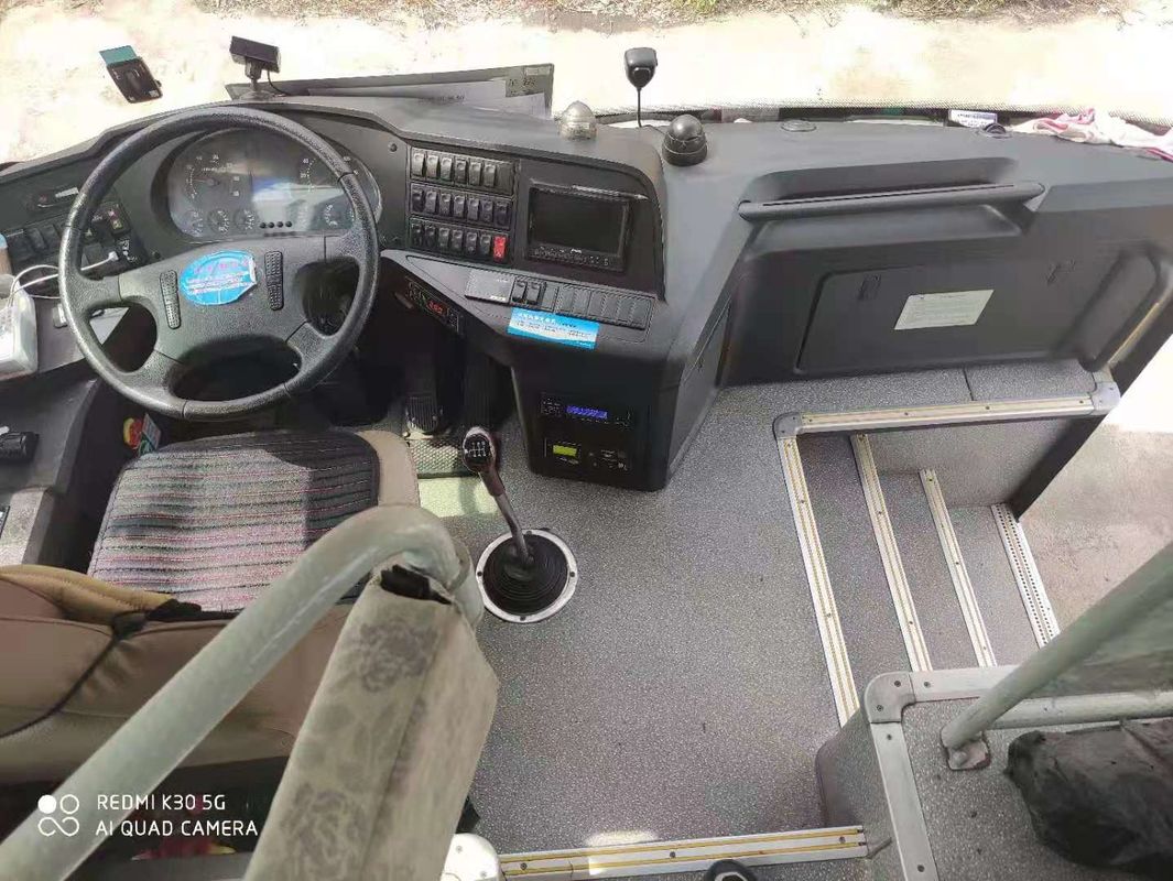 Используемый автобус ZK6107 Yutong использовал двойные двери мест автобуса 41 пассажира используемые километр Chiassis автобуса тренера стальной низкий