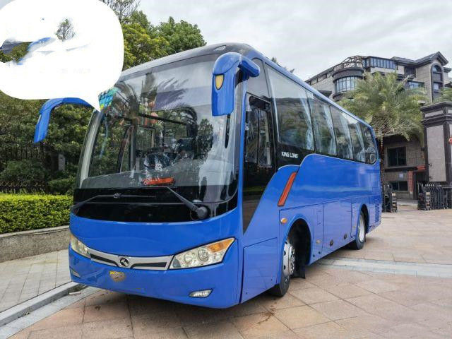 Используемый бренд Kinglong 35 модели XMQ6859 туристического автобуса усаживает низкое тренера евро километра III используемого мини