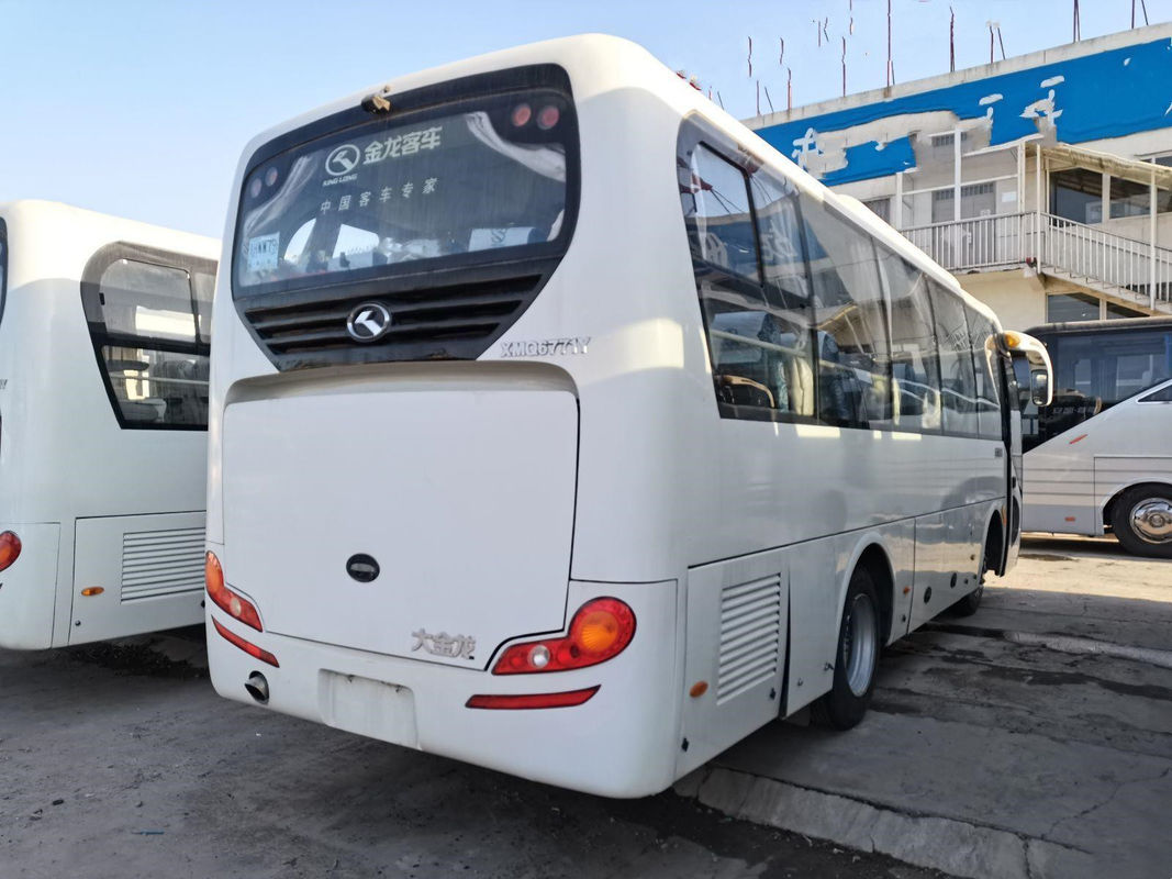 Автобус тренера Passager города челнока мест бренда 30-39 Kinglong используемый XMQ6771 для продажи