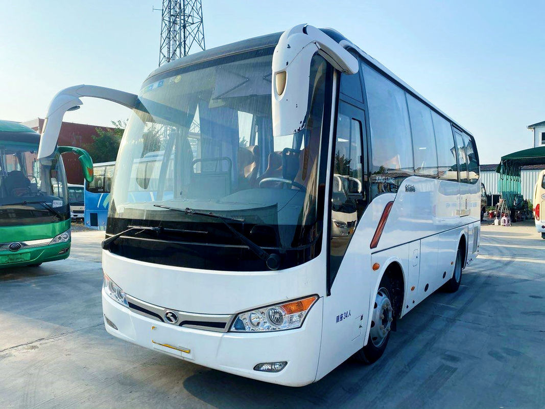 Используемый туристический автобус Kinglong XMQ6802 используемое евро двигателя Yuchai мест автобуса 34 5 стальных шасси высококачественных