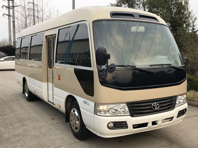 Подержанный автобус бензина автобуса 3TR каботажного судна Тойота использовал 23 автобусов мест мини в пользе 2013 год