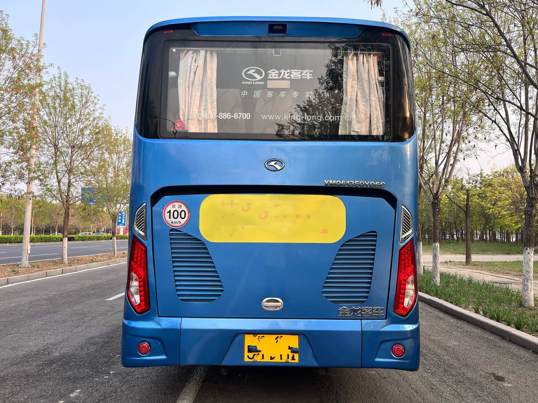 Тренер автобуса Kinglong новый используемый XMQ6135 везет 56 цапфу на автобусе двигателя фронта мест LHD двойную