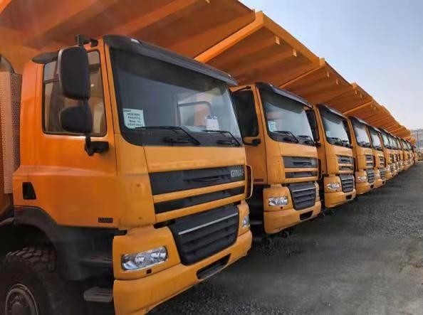 60 тонн использовали тележку самосвала 10*6 GINAF подержанную для продажи