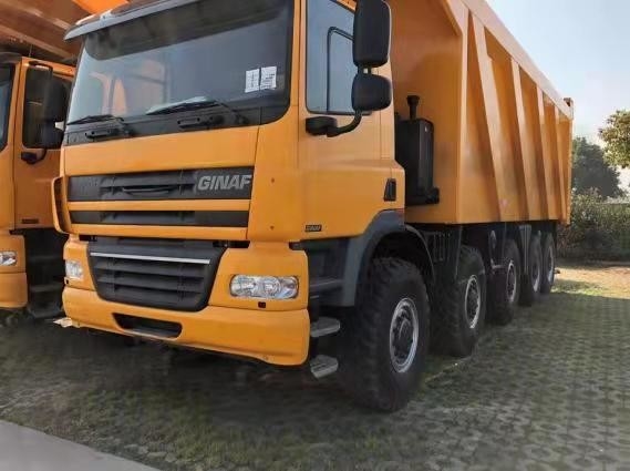 60 тонн использовали тележку самосвала 10*6 GINAF подержанную для продажи