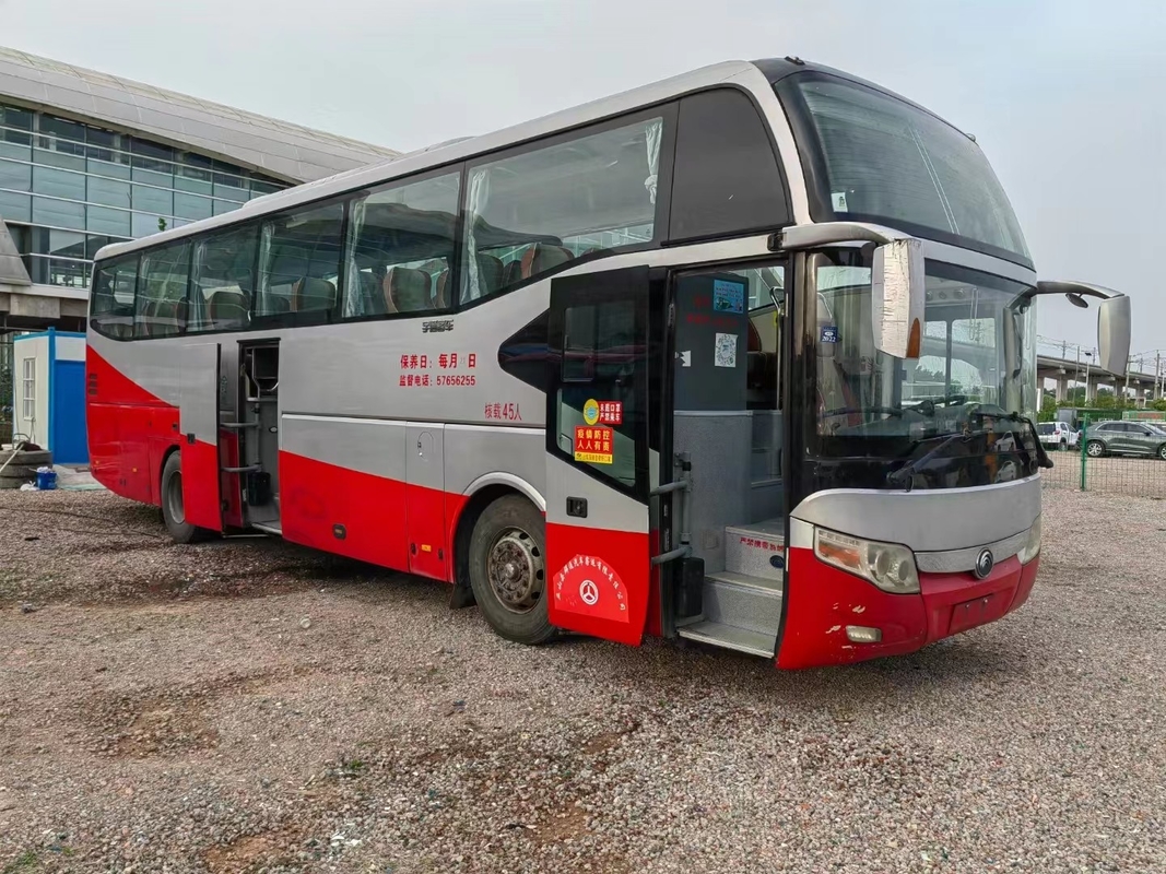 2015 автобус используемый местами Yutong года 45 ZK6127H использовал тренера с управлением рулем двигателя дизеля LHD