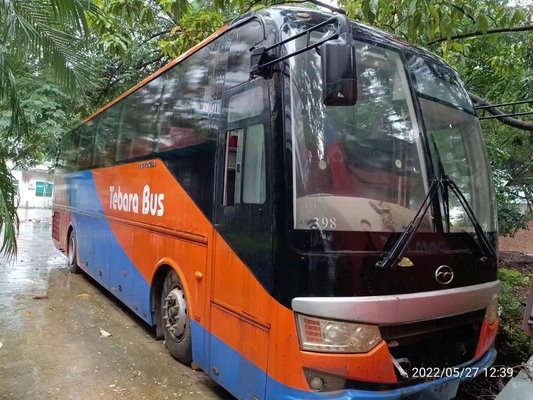 60 используемый местами автобус Wuzhoulong с двигателем дизеля RHD не управляя НИКАКОЙ аварией