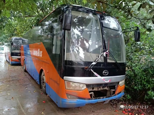 60 используемый местами автобус Wuzhoulong с двигателем дизеля RHD не управляя НИКАКОЙ аварией