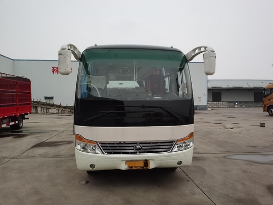 29 транспорт автобуса Zk6752d Weichai 140kw тренера мест передним используемый двигателем мини