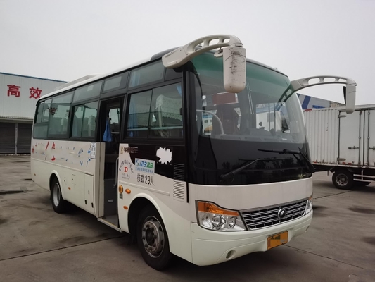29 транспорт автобуса Zk6752d Weichai 140kw тренера мест передним используемый двигателем мини