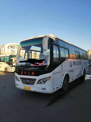 Используемый пригородный автобус места ZK6102D 2014 год 44 использовал автобусы и тренеров с передним двигателем