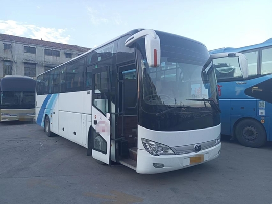 Используемый багажом роскошный автобус мест ZK6119 Yutong автобуса 48 с тренерами двигателя средней двери задними