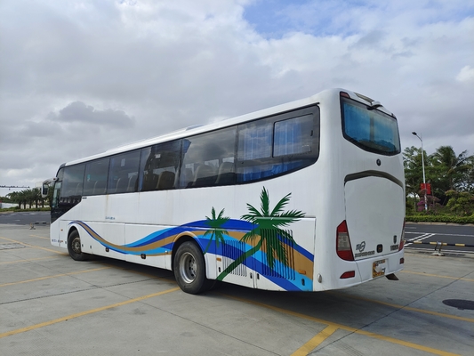 Рука 55 мест 2-ая везет автобус на автобусе перехода бренда Yutong для тренеров двигателя Африки дизельных задних
