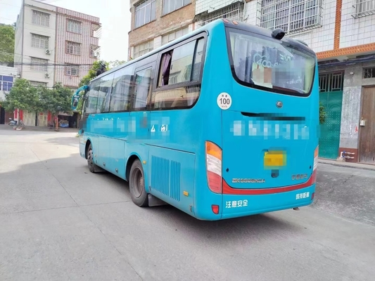 2-ой автобус руки использовал автобус автобуса Zk6808 33 Seater Yutong с двигателями дизеля LHD управляя
